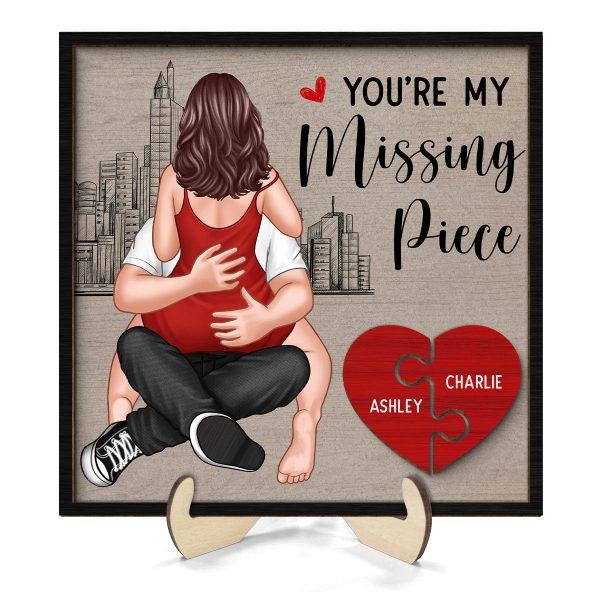Couple You Are My Favorite Thing To Do Personalized 2-Layer Wooden Plaque Cheap
