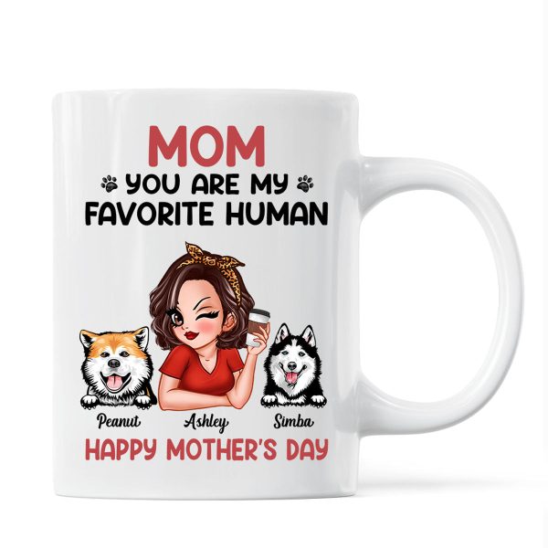 Mom You Are My Favorite Human Personalized Mug Online