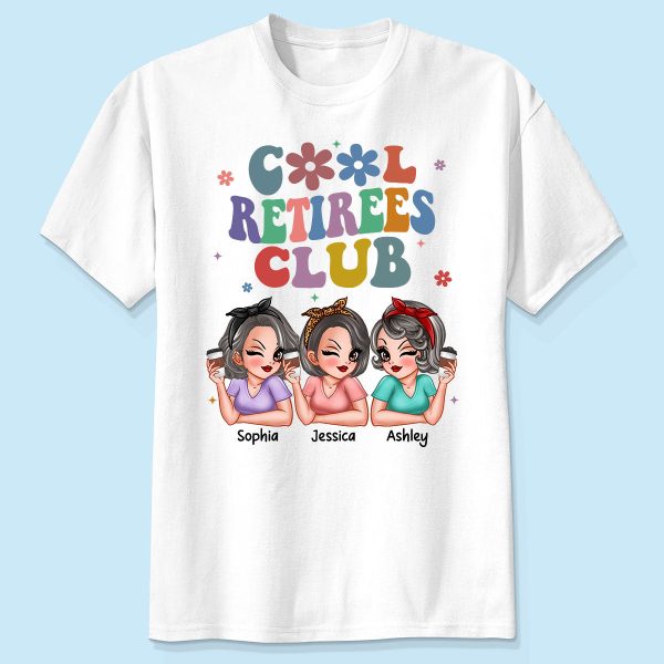 Cool Retirees Club Personalized Shirt For Sale
