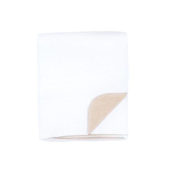 Cozy Cotton Blanket in White Linen Discount - Image 2